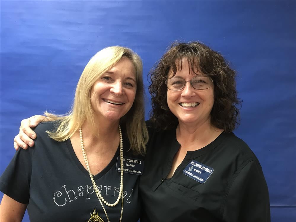 Mrs. Somerville and Ms. Cintra do Prado - what a team!
